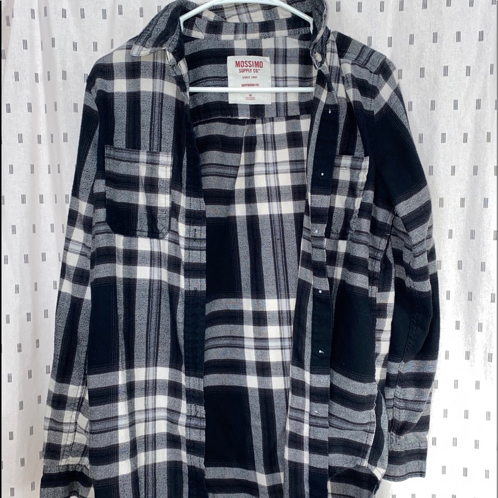 Black and White flannel